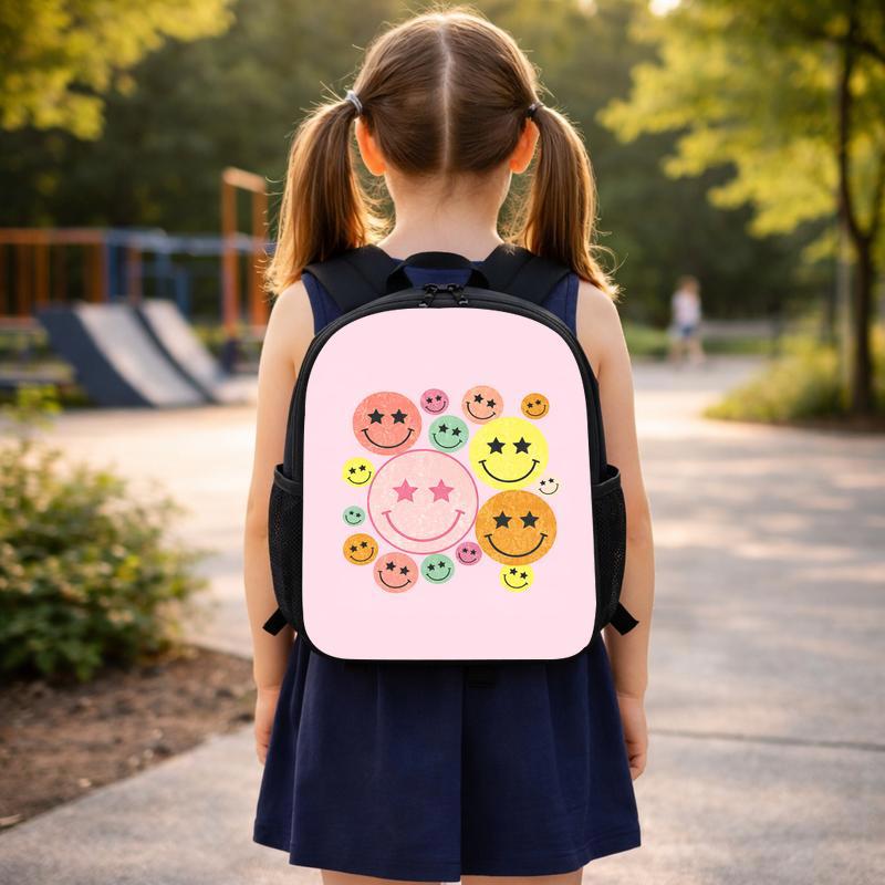 Cute Smiley Backpack - Back To School Girls Custom Backpack Cute Smiley Backpack - Back To School Girls Custom Backpack