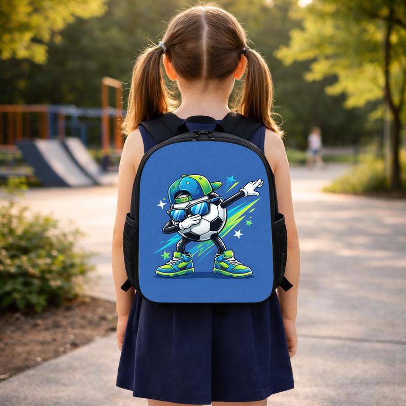 Dabbing Soccer Ball Backpack - Cool Kids School Style Custom Backpack Dabbing Soccer Ball Backpack - Cool Kids School Style Custom Backpack