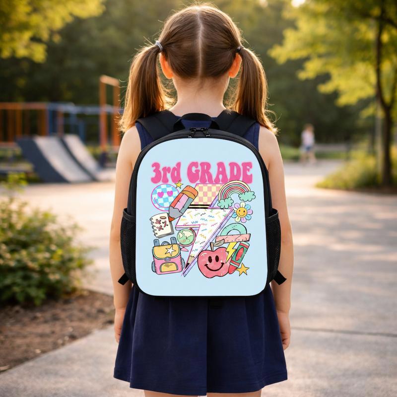 Elementary School Custom Grade Backpack - Fun Learning Vibes Custom Backpack Elementary School Custom Grade Backpack - Fun Learning Vibes Custom Backpack