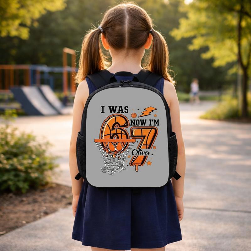 Funny Basketball Backpack - Back To School Custom Name Custom Backpack Funny Basketball Backpack - Back To School Custom Name Custom Backpack