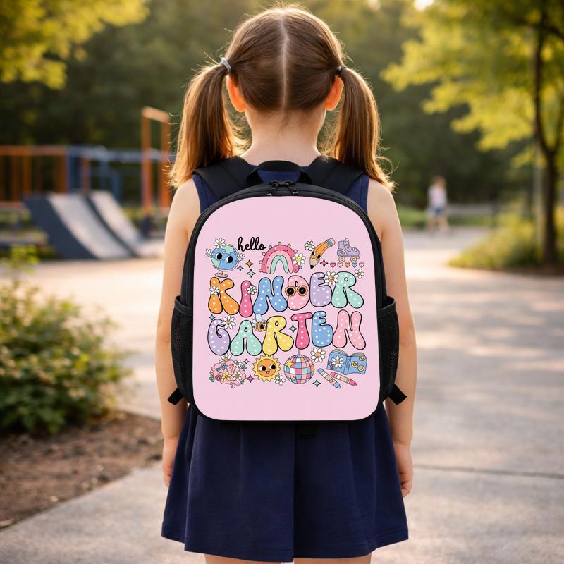 Hello Kindergarten Backpack - Cute Kawaii Back To School Kids Custom Backpack Hello Kindergarten Backpack - Cute Kawaii Back To School Kids Custom Backpack