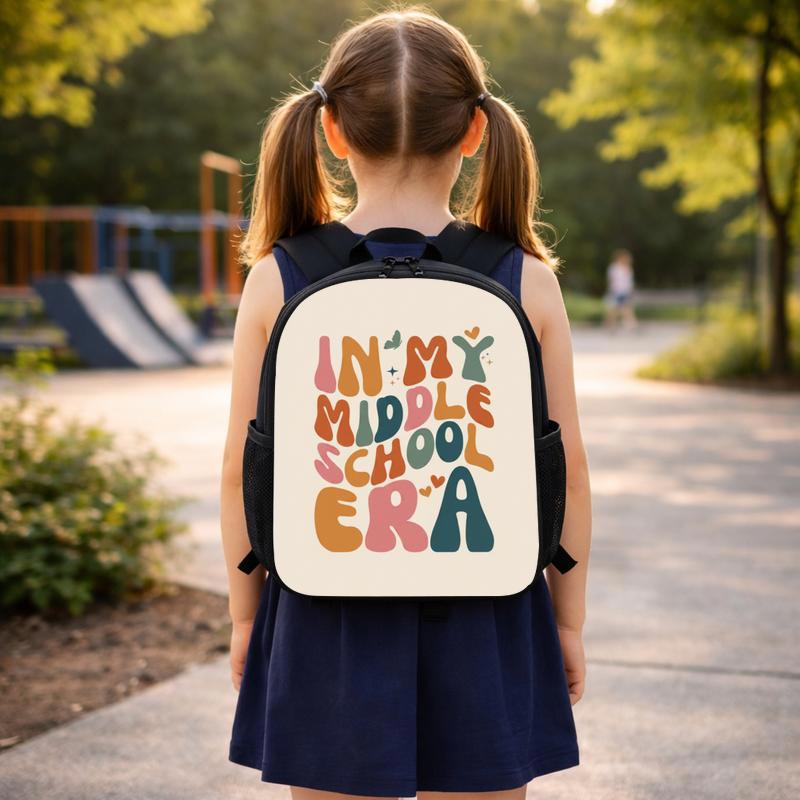 In My Middle School Era Backpack - Back To School Trend Custom Backpack