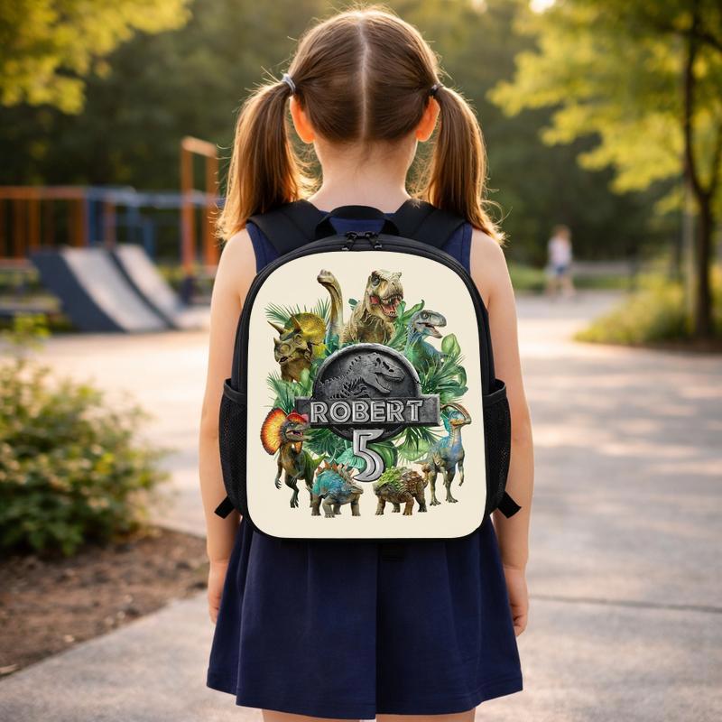 Jurassic Dino Backpack - Personalized Kids School Custom Backpack Jurassic Dino Backpack - Personalized Kids School Custom Backpack