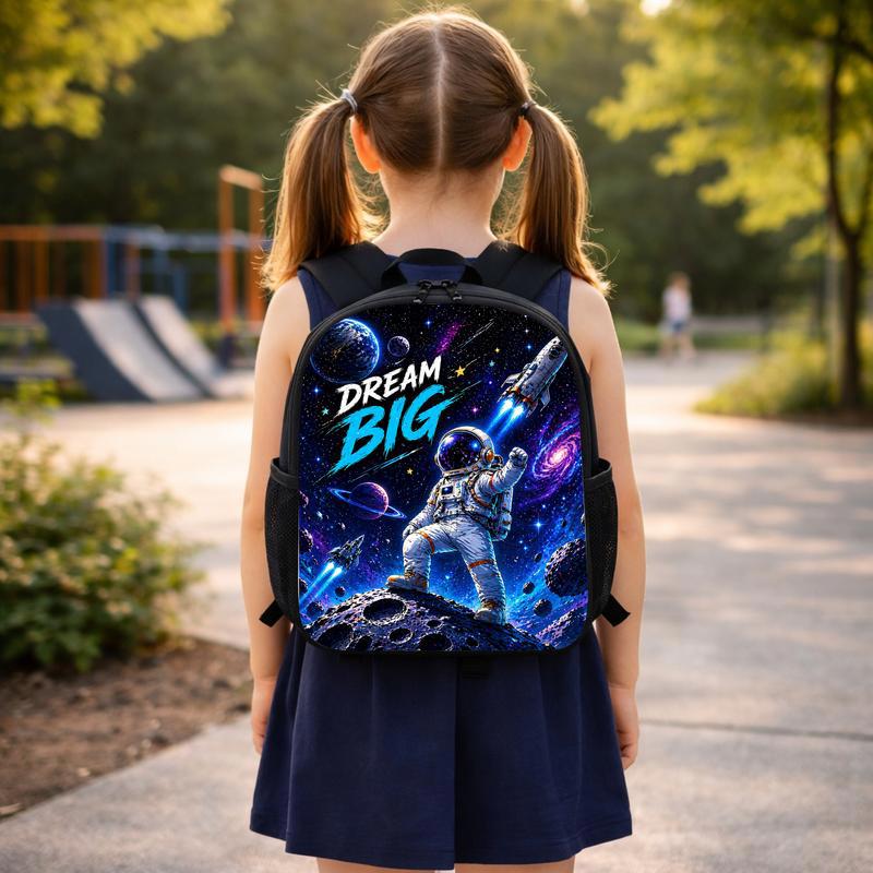 Kids Backpack Dream Big Space - Astronaut Galaxy Design Custom Backpack Kids Backpack Dream Big Space - Astronaut Galaxy Design Custom Backpack