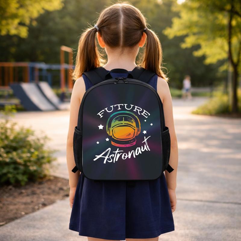 Kids Backpack Future Astronaut - Space Retro Style Custom Backpack