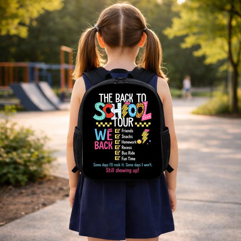 Kids School Tour Backpack - Funny Back To School Vibes Custom Backpack Kids School Tour Backpack - Funny Back To School Vibes Custom Backpack