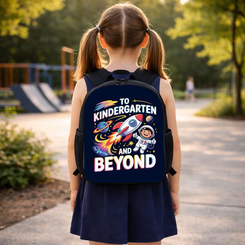Kindergarten Backpack Kids - Back To School Space Adventure Custom Backpack Kindergarten Backpack Kids - Back To School Space Adventure Custom Backpack