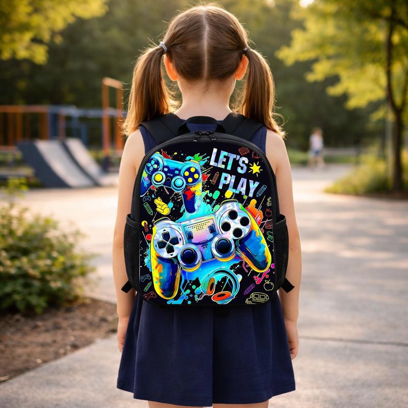 Let’s Play Gamer Backpack - Color Splash Back To School Custom Backpack Let’s Play Gamer Backpack - Color Splash Back To School Custom Backpack