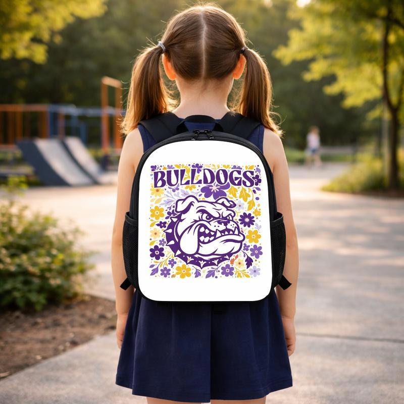 Middle School Dog Mascot Custom Backpack