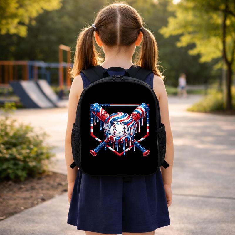 Patriotic Baseball Backpack - USA Drip Sport Kids Bag Custom Backpack Patriotic Baseball Backpack - USA Drip Sport Kids Bag Custom Backpack