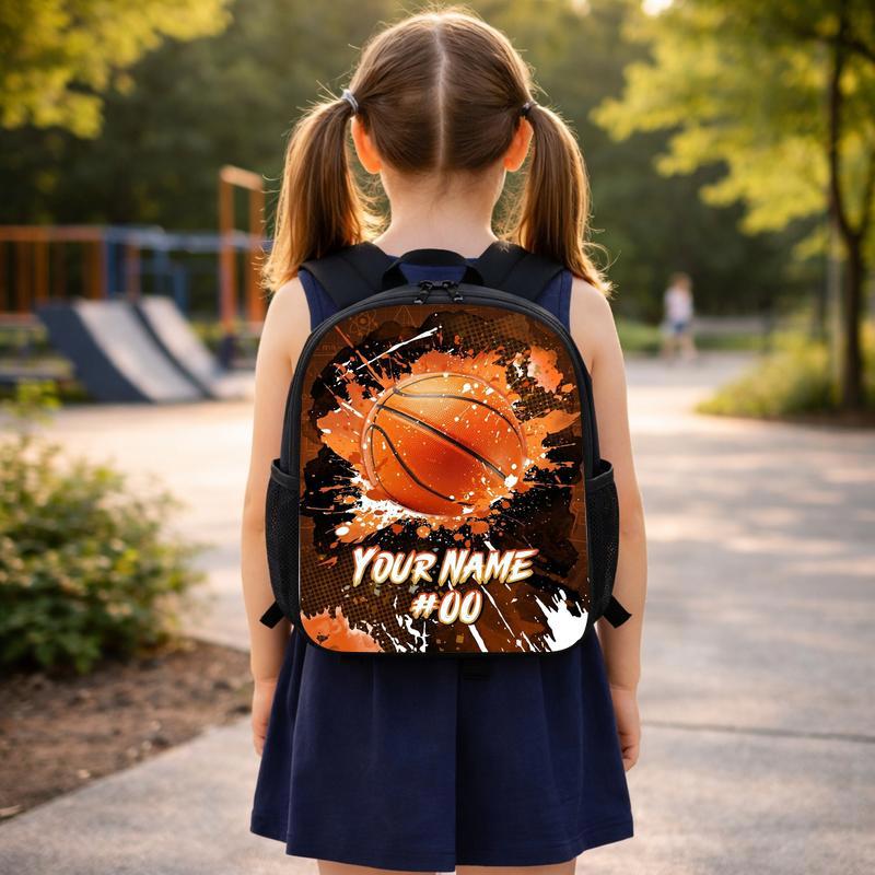 Personalized Basketball Backpack - Back To School Player Gift Custom Backpack