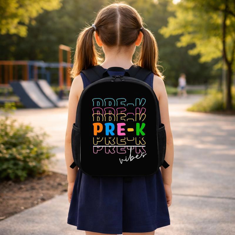 Pre-K Vibes Backpack - Trendy Kids Back To School Custom Backpack Pre-K Vibes Backpack - Trendy Kids Back To School Custom Backpack