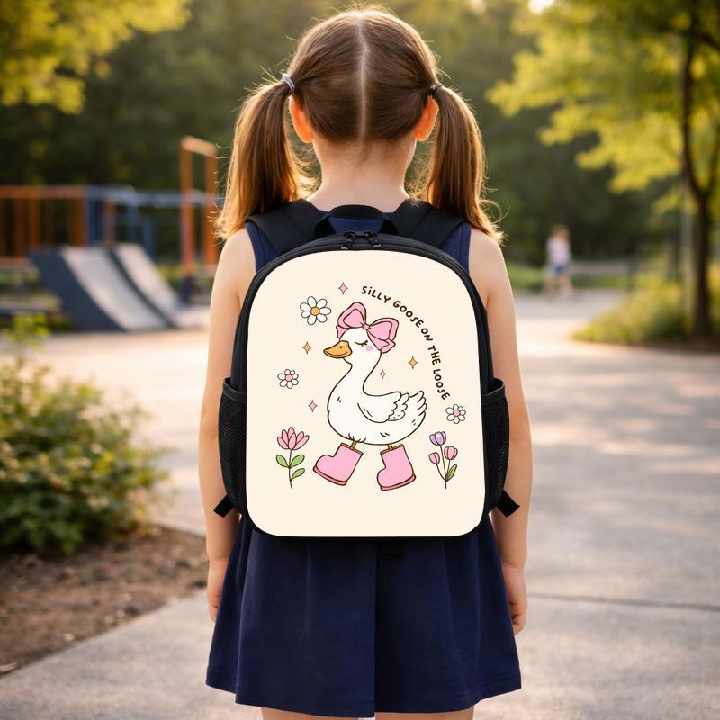 Silly Goose Backpack - Cute Back To School Girls Custom Backpack