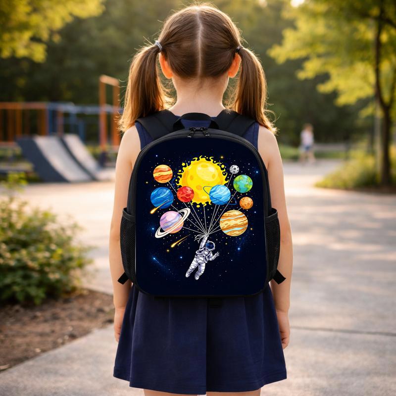 Solar System Backpack Kids - Space Explorer Design Custom Backpack