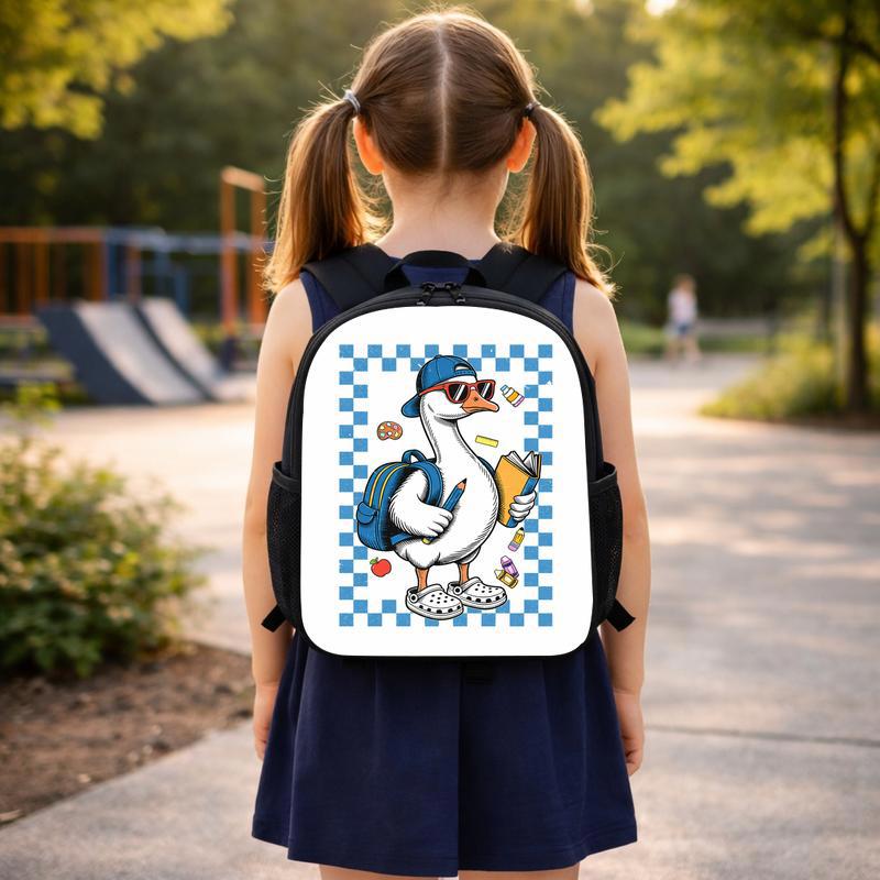 Trendy Goose Student Backpack - Funny Back To School Kids Custom Backpack Trendy Goose Student Backpack - Funny Back To School Kids Custom Backpack