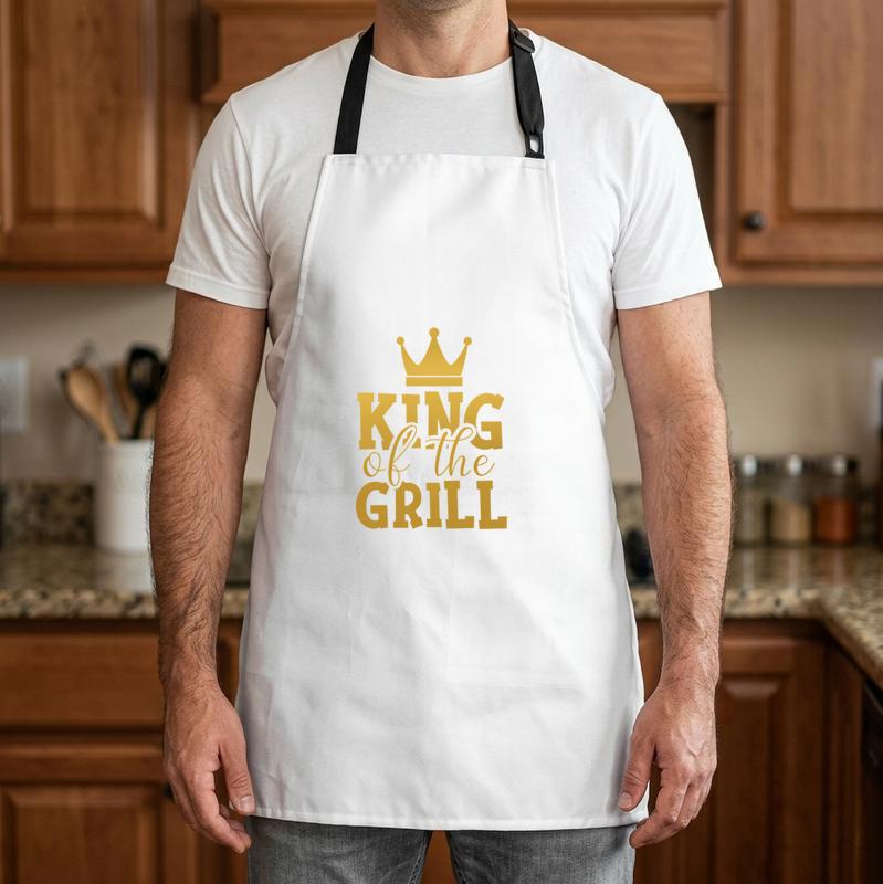 Crown the BBQ King with This Ultimate Grilling Apron for Dad - Father's Day Fun
