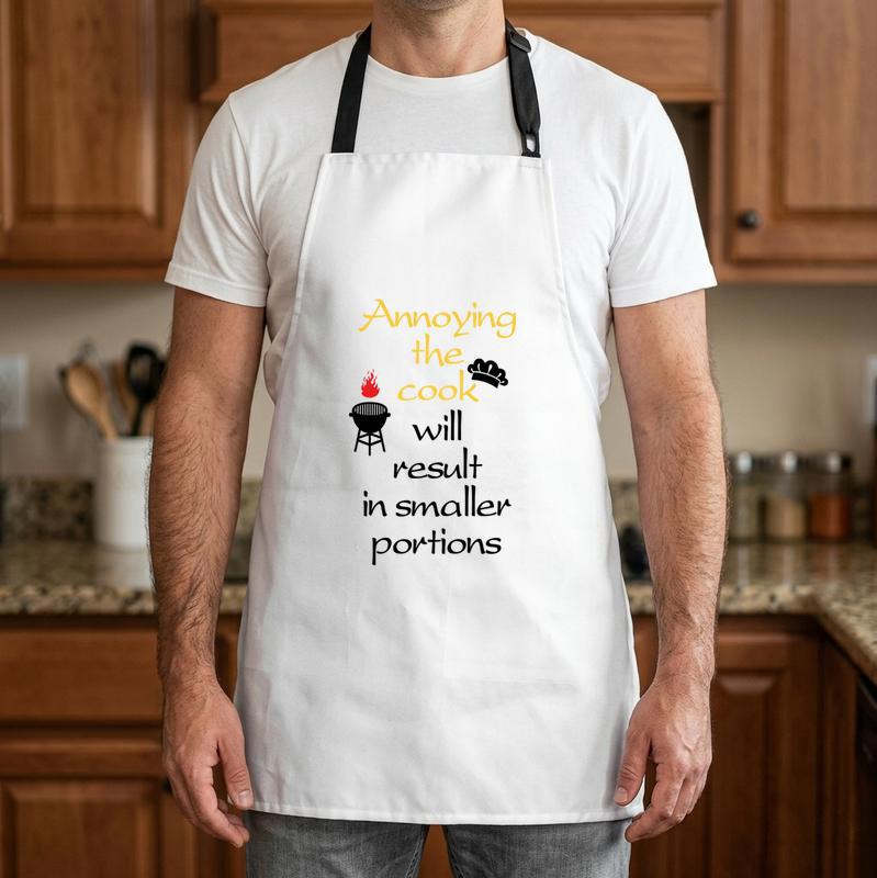Don't Annoy the Cook! Funny Warning Apron for Dad - Father's Day Fun