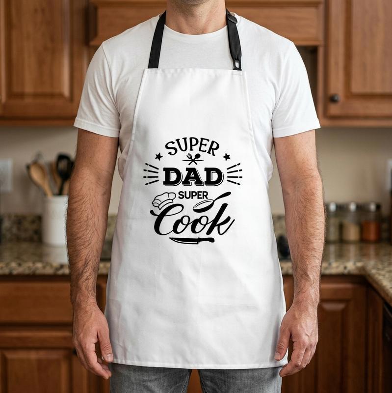 Essential Black Chef Apron for Men - The Ultimate Grilling Gift - Father's Day Fun