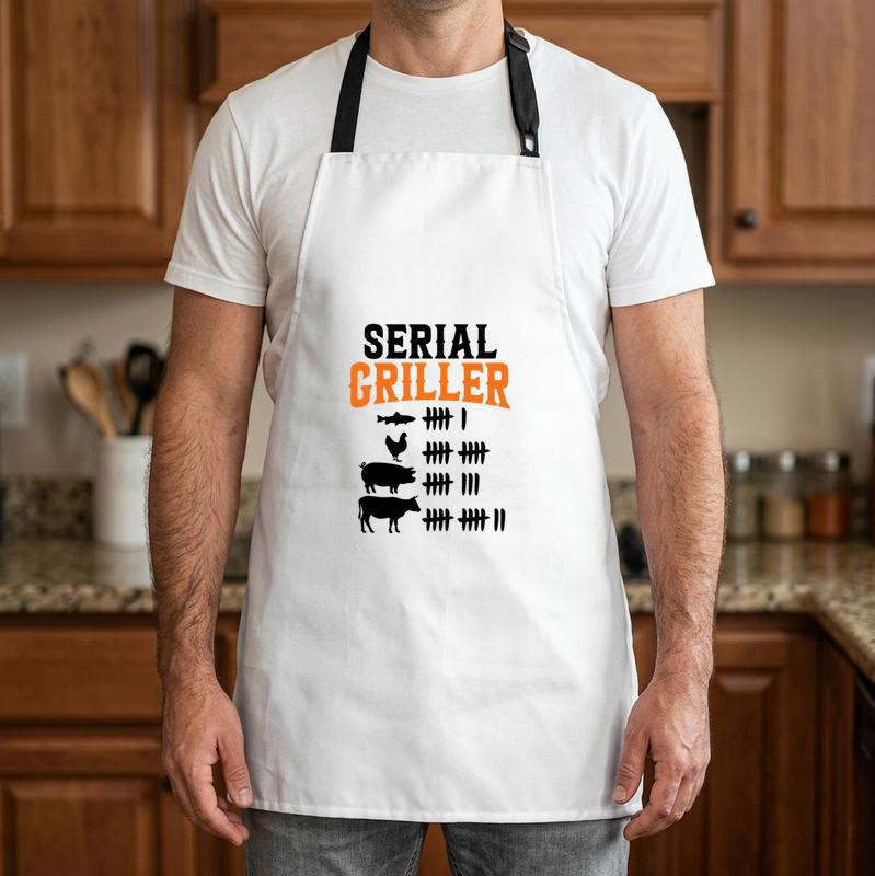 Surprise Dad with a Funny BBQ Chef Apron for His Birthday - Father's Day Fun