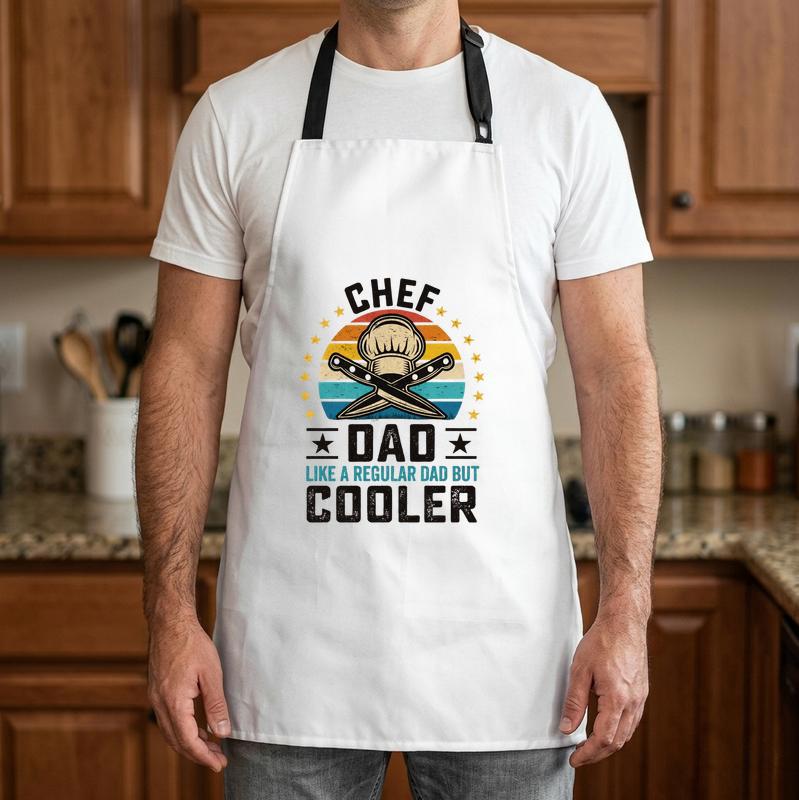 Vintage Style Meets Dad Humor in This Unique Cooking Apron - Father's Day Fun