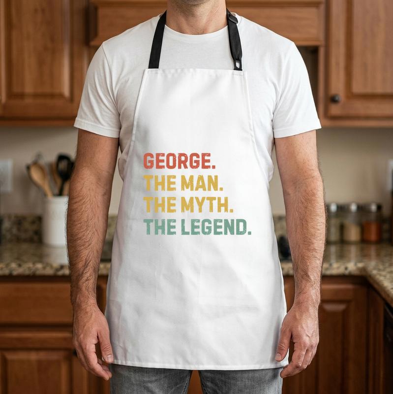 Cherished Kitchen Memories - A Personalized Apron for Dad - Father's Day Fun