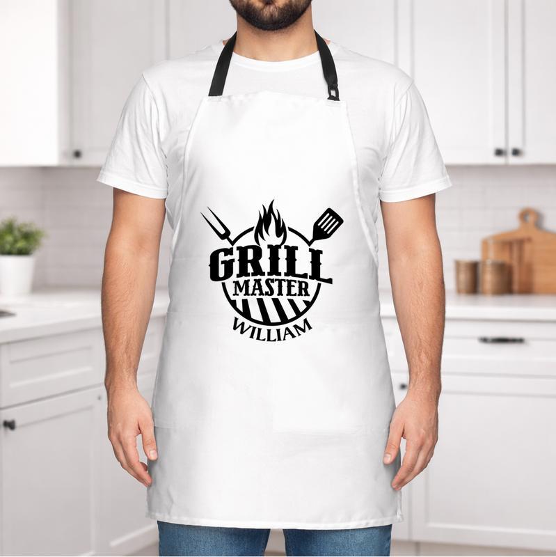 Every BBQ Hero Needs this Custom Name Grilling Apron for Dad