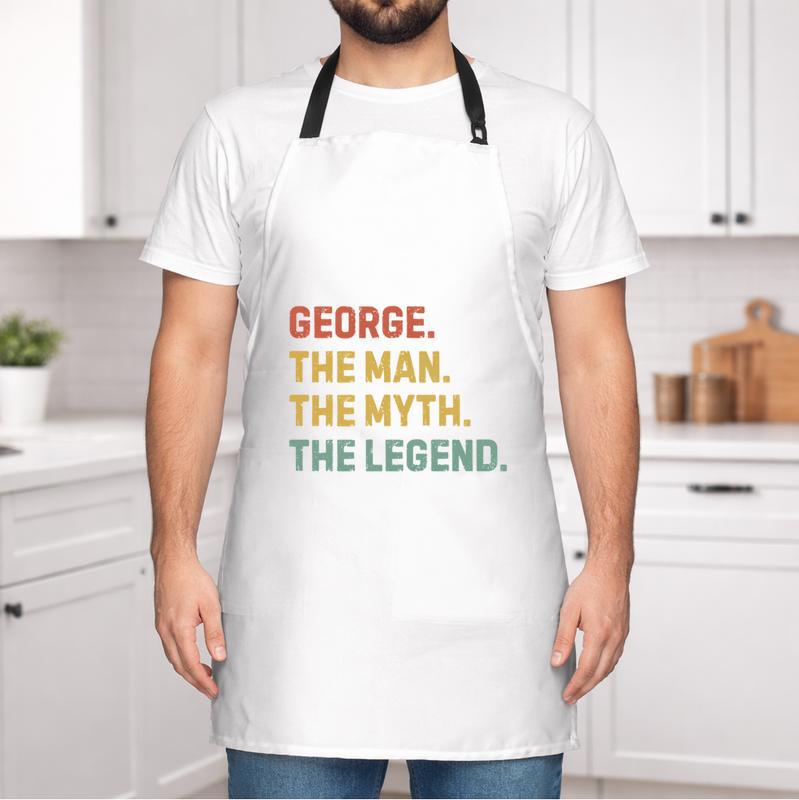 Cherished Kitchen Memories - A Personalized Apron for Dad