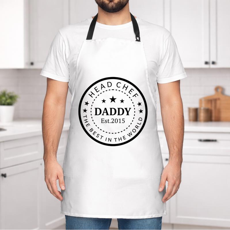 Celebrate the World's Best Dad with this Custom Kitchen Apron Celebrate the World's Best Dad with this Custom Kitchen Apron