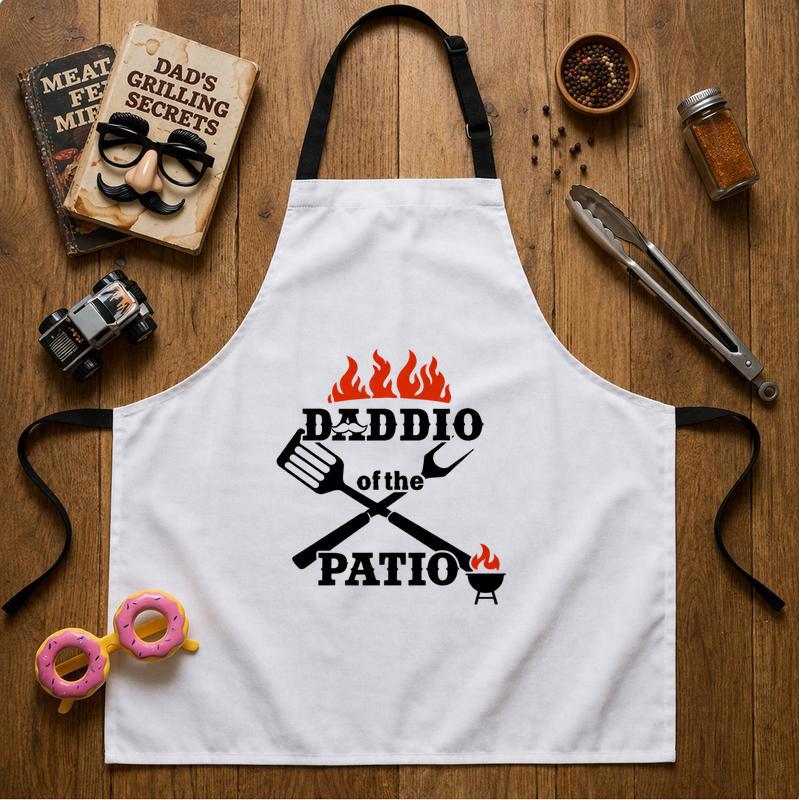 Humorous BBQ Grill Apron - A Gift Dad Will Actually Love