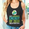 2030年までにグリーンニューディールの再生可能エネルギー 長袖tシャツ タンクトップ