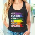 All Placeshould Beafepaces ゲイプライド 同盟国 Lgbtq Month タンクトップ
