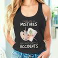 Artist Mistakes Happy Accidents アートパレット 絵画 引用 長袖tシャツ タンクトップ