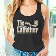 The Catfather 面白い猫 お父さん 父の日 ビンテージ 猫 父親 タンクトップ