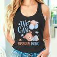 Cute We Can Bearly Wait For Gender Neutral ベビーシャワーパーティー タンクトップ