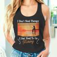 I Don't Need Therapy I Just Need Fishing タンクトップ