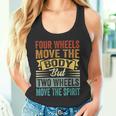 Four Wheels Move The Body But Two Wheels Move Thepirit タンクトップ