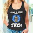 Just A Man Who Loves His Tren タンクトップ