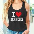 I Love Berkeley California Heart お土産 Ca City Pride タンクトップ
