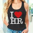 I Love Hr レッドハート 人事 タンクトップ