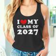 I Love My Class Of 2027 私は2027年のクラスが大好きで、2027年のクラスが好きです タンクトップ