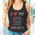I Love Myoulmate ソウルメイトが大好き ソウルメイトへの愛を込めて タンクトップ