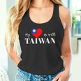 I Love Taiwan Flag Taiwan's Pride Itand With Taiwan Heart タンクトップ