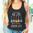 No Music No Life Know Music Know Life クールミュージシャンギター タンクトップ