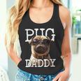 Pug Daddyパグパグパグパグパグパグお父さん犬お父さん父の日甘いパグパグお父さん タンクトップ