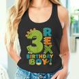 Rawr I'm 3 Three Rex Dinosaur 3Rd Birthday Boy Party タンクトップ