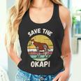Save The Okapi コンゴキリン オカピ タンクトップ