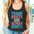 Trans Rights Are Human Rights Lgbtq トランスジェンダー フラッグ プライド タンクトップ