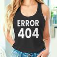 エラー404 長袖tシャツ タンクトップ