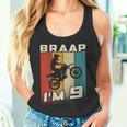 キッズ Braap I'm 9 ダートバイク 誕生日 9 Mx 9歳の誕生日 モトクロス タンクトップ