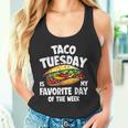 タコ・チューズデーは1週間のうちで一番好きな日 Taco Tuesday Is My Favorite Day タンクトップ